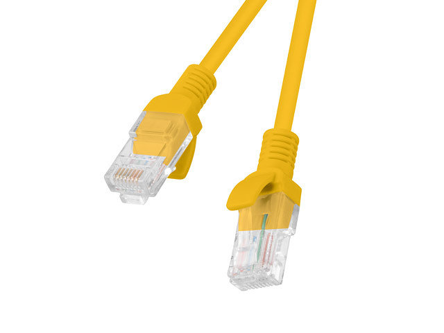 Cable red lanberg latiguillo cat.6 utp cu 1.5m naranja fluke passed