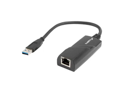 Lanberg USB 3.0 a ethernet gigabit red – RJ45