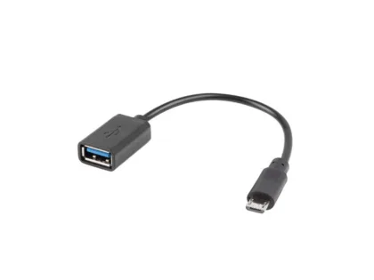 Lanberg otg USB micro(m) 2.0 a USB - a(h) 15 cm negro