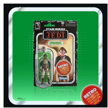 Hasbro Figura star wars retro collection - lando caalrissian (skiff guard)