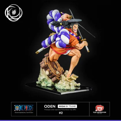Tsume art Figura tsume arts one piece wano oden escala 1 - 6 ikigai