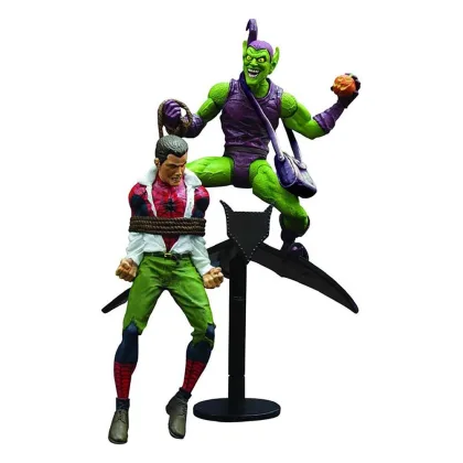 Diamond select toys Figura marvel classic the amazing spider - man re - run green