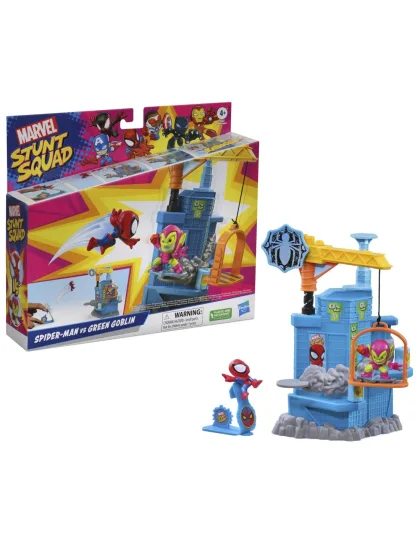 Hasbro Set de juego marvel stunt squad crane smash
