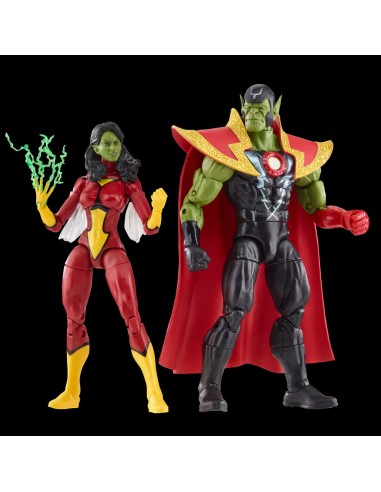 Hasbro Figura marvel legends series avengers skrull queen & super - skrull
