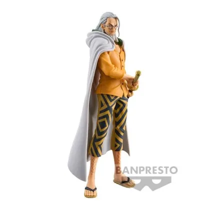 Banpresto Figura one piece wanokuni dxf the grandline series silvers rayleigh 17cm