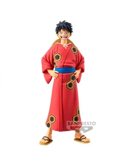 Banpresto Figura one piece wanokuni killer dxf the grandline series monkey d. luffy 16cm