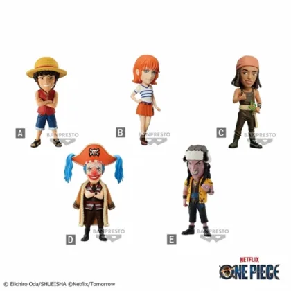 Banpresto Figura one piece netflix world collectable vol.1 7cm