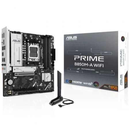 Placa Base Asus Prime B850M-A WIFI Socket AM5/ DDR5/ PCIe 5.0/ Micro ATX