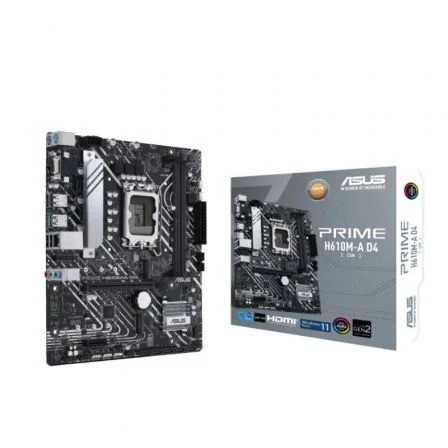 ASUS Prime H610M-A D4-CSM/ Socket 1700/ DDR4/ PCIe 4.0/ Micro Atx