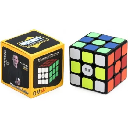 Qiyi Cubo de rubik sail 3x3 w negro