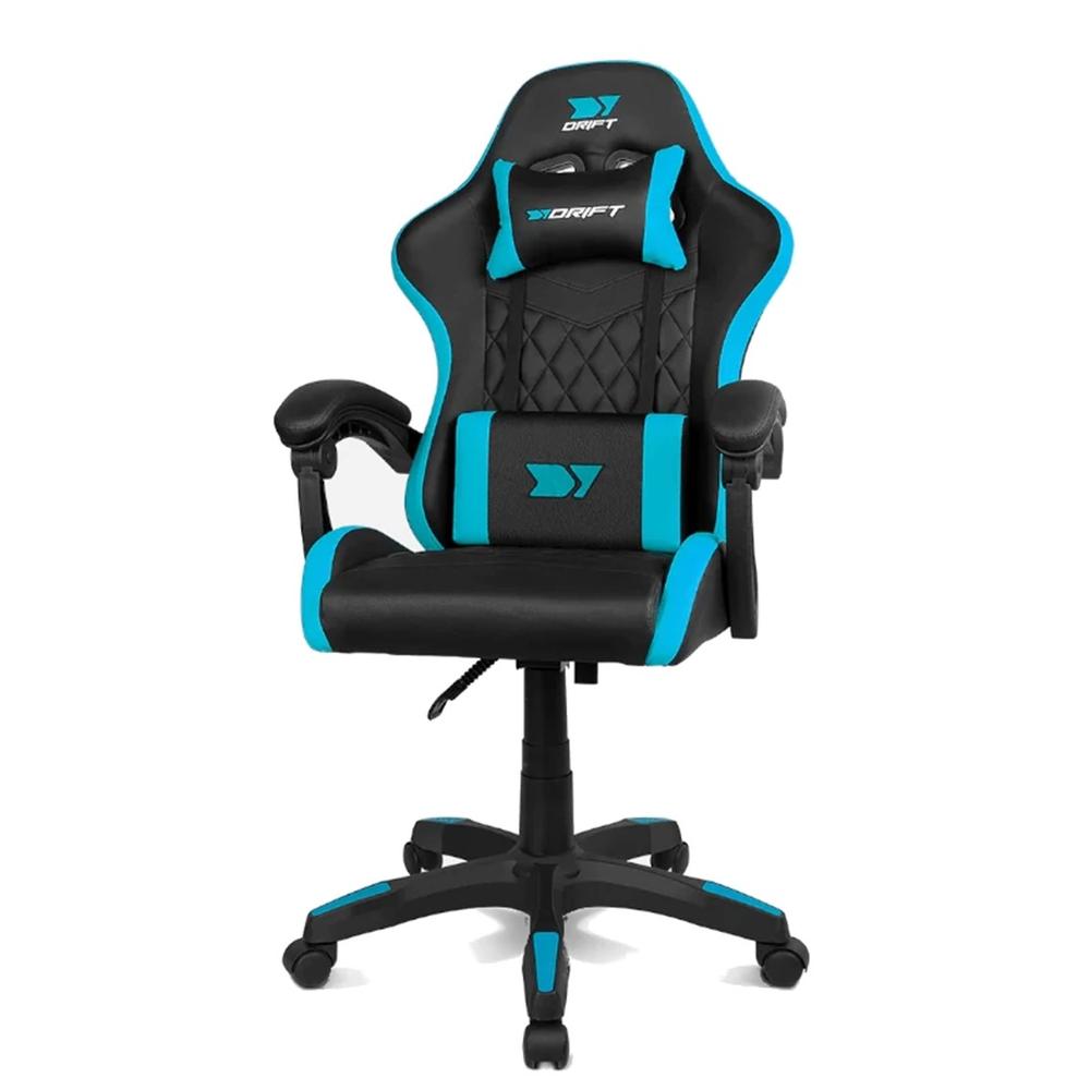 Silla gaming drift dr35 negra - azul