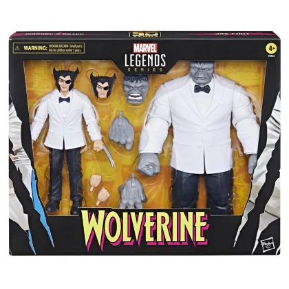 Hasbro Set figuras marvel legends series wolverine path & hulk