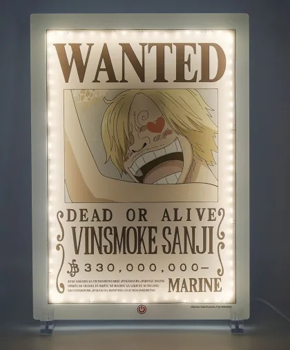 Madcow entertainment Lampara LED neon teknofun wanted one piece sanji 40 cm