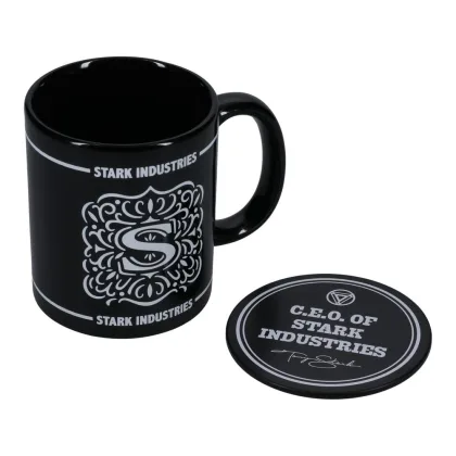 Paladone Taza + posavaso stark industries
