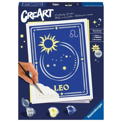 Ravensburger Kit para pintar con números creart serie trend d zodiac: leo