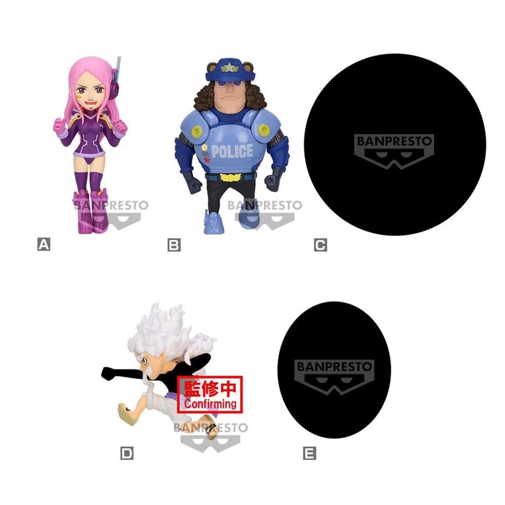 Banpresto Figura one piece world collectable egg head 3 unidad aleatoria