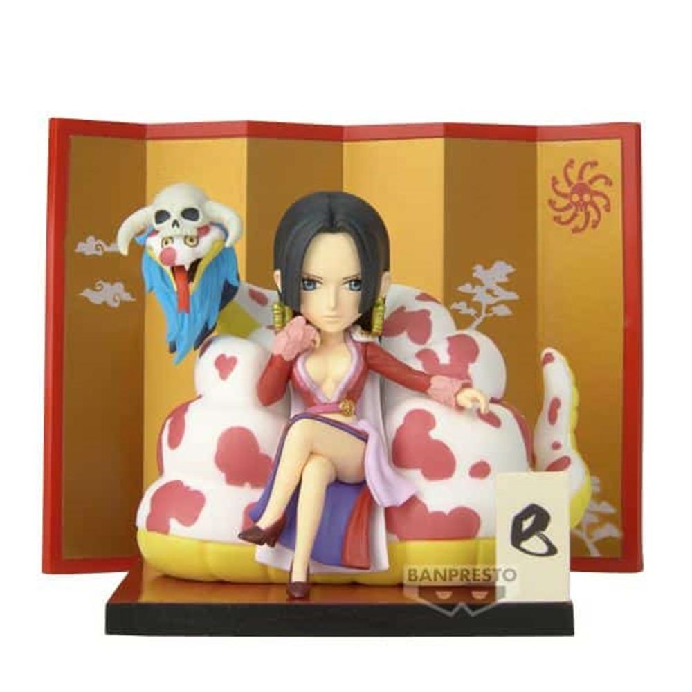 Banpresto Figura one piece world collectable special boa hancock & salome 6cm