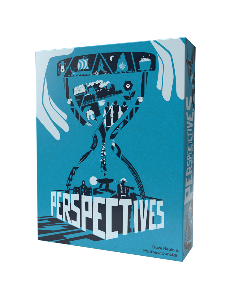 Juego de mesa perspectives azul