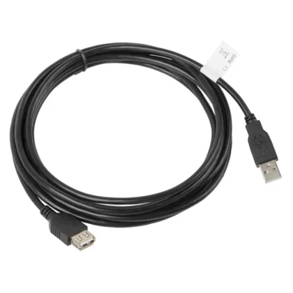 Lanberg alargador USB 2.0 macho - hembra - 3m negro