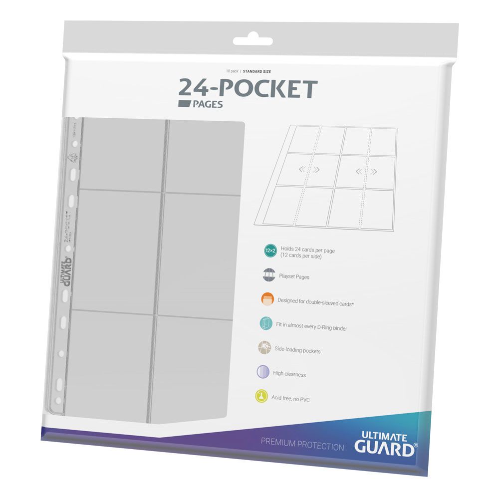 Ultimate guard Carpeta transparente de 24 bolsillos y cuatro filas de páginas - carga lateral (10)