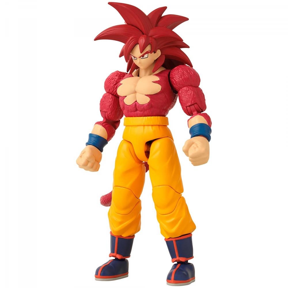 Figura bandai rojo ss4 goku daima dragon stars (novedad)