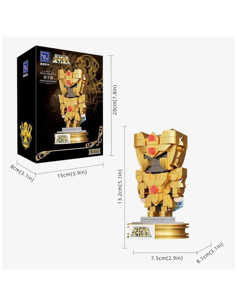 Pantasy Gemini mini set construccion 13 cm saint seiya