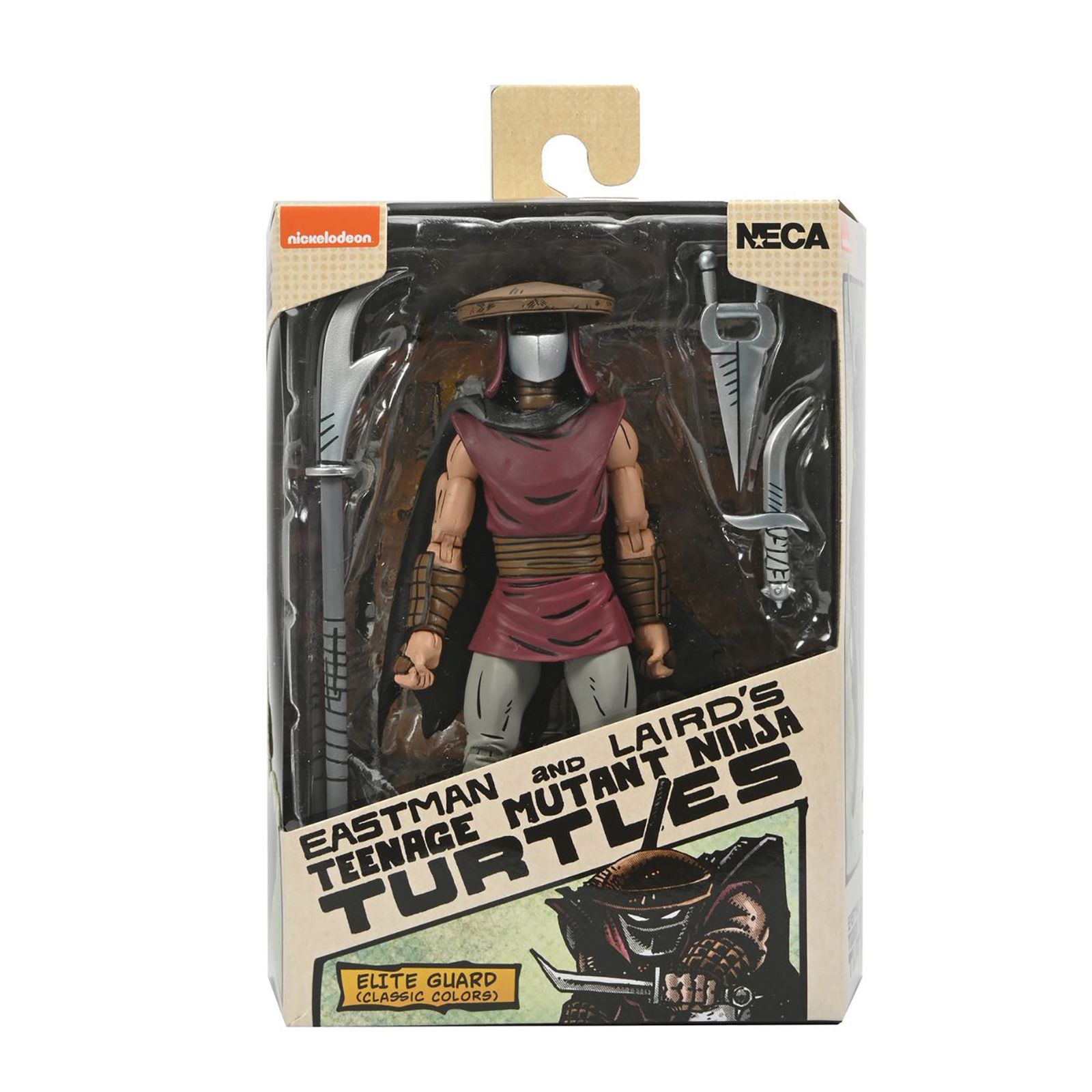 Figura neca teenage mutant ninja turtles mirage comics elite ninja classic colors scale action 18cm