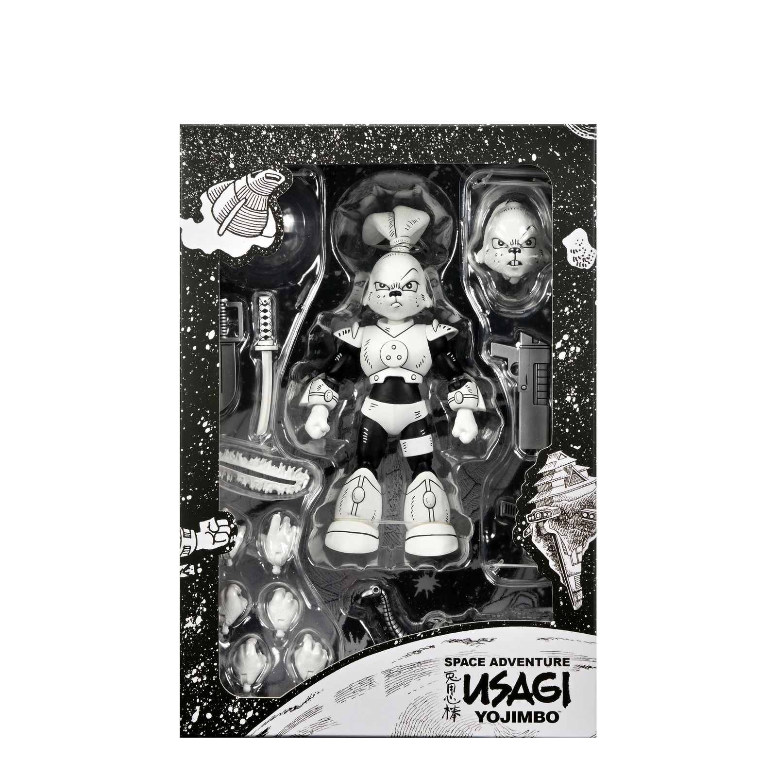 Neca Figura nega usagi yojimbo space usagi yojimbo black / white