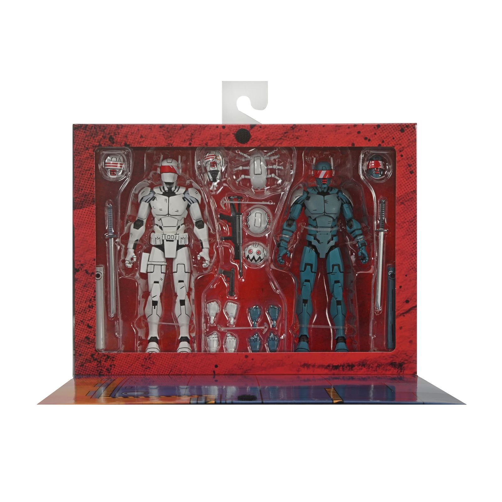 Figura neca teenage mutant ninja turtles synja patrol troop reinforcements pack 2 scale action 18cm