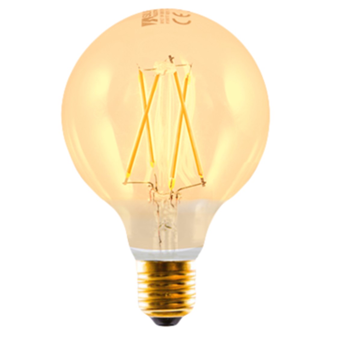 Silver Bombilla LED electronic filamento edison globo 3w=25w - e27 - 2.200k - 320º - 330…
