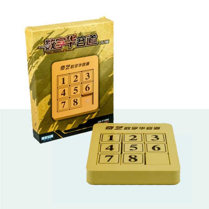 Qiyi Juego de ingenio slice mini klotski numerico magnetico