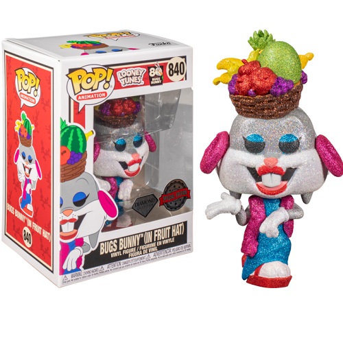 Funko pop looney tunes bugs bunny con sombrero de frutas glitter efecto diamante…