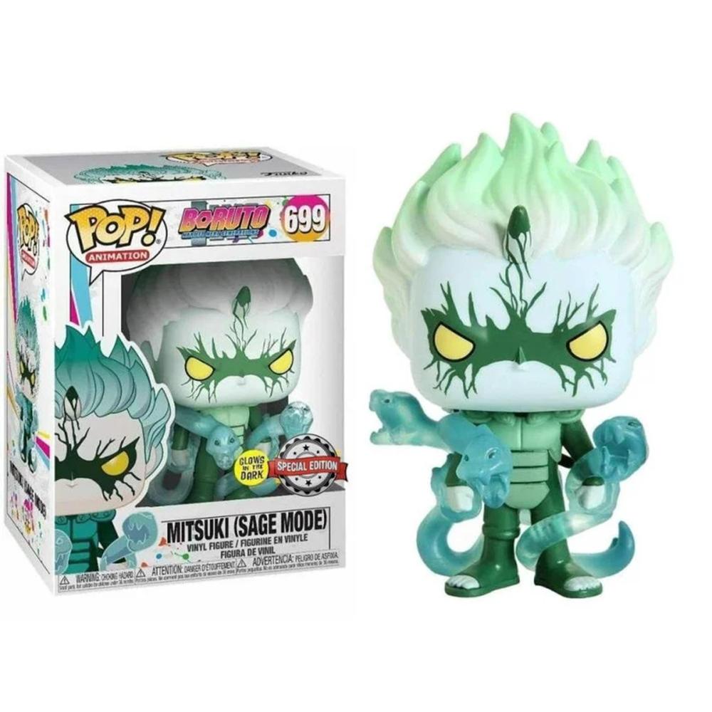 Funko pop animacion boruto mitsuki sage mode brillo en la oscuridad glow in the dark…