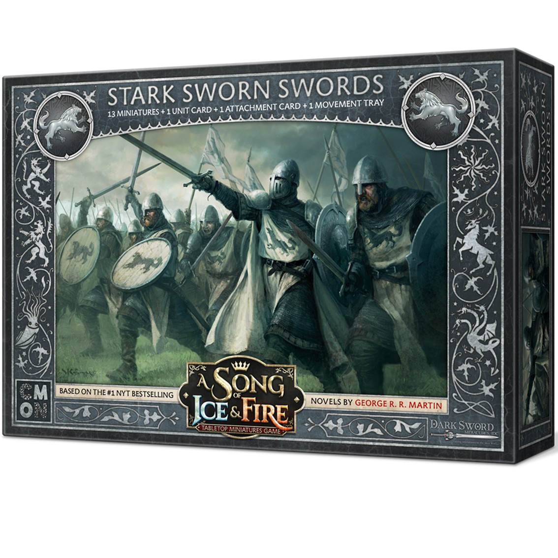 Asmodee Juego de mesa cancion de hielo y fuego: espadas juramentadas stark pegi 14