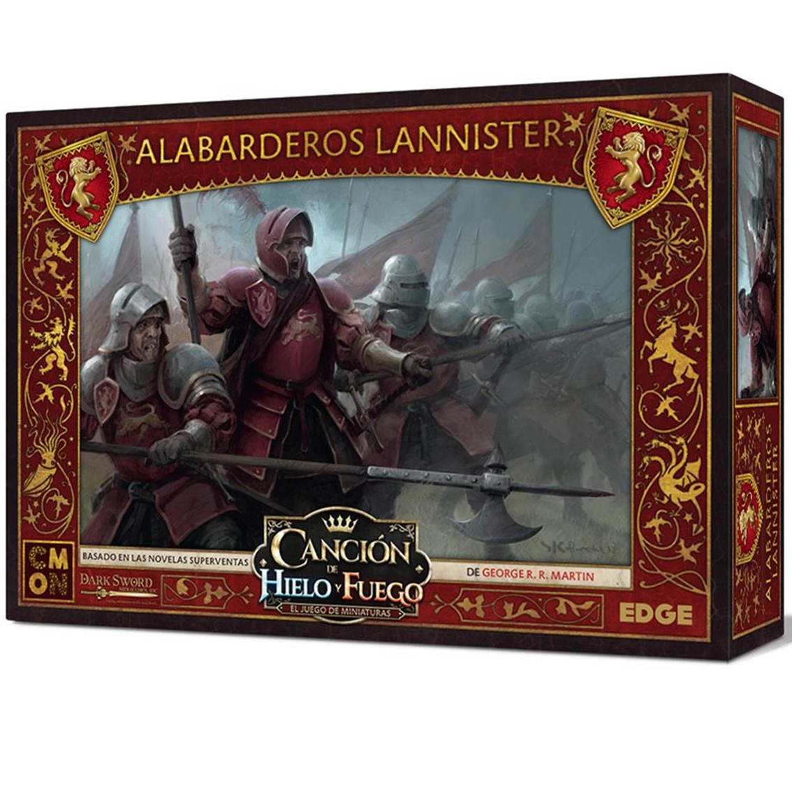 Asmodee Juego de mesa cancion de hielo y fuego: alabarderos lannister pegi 14