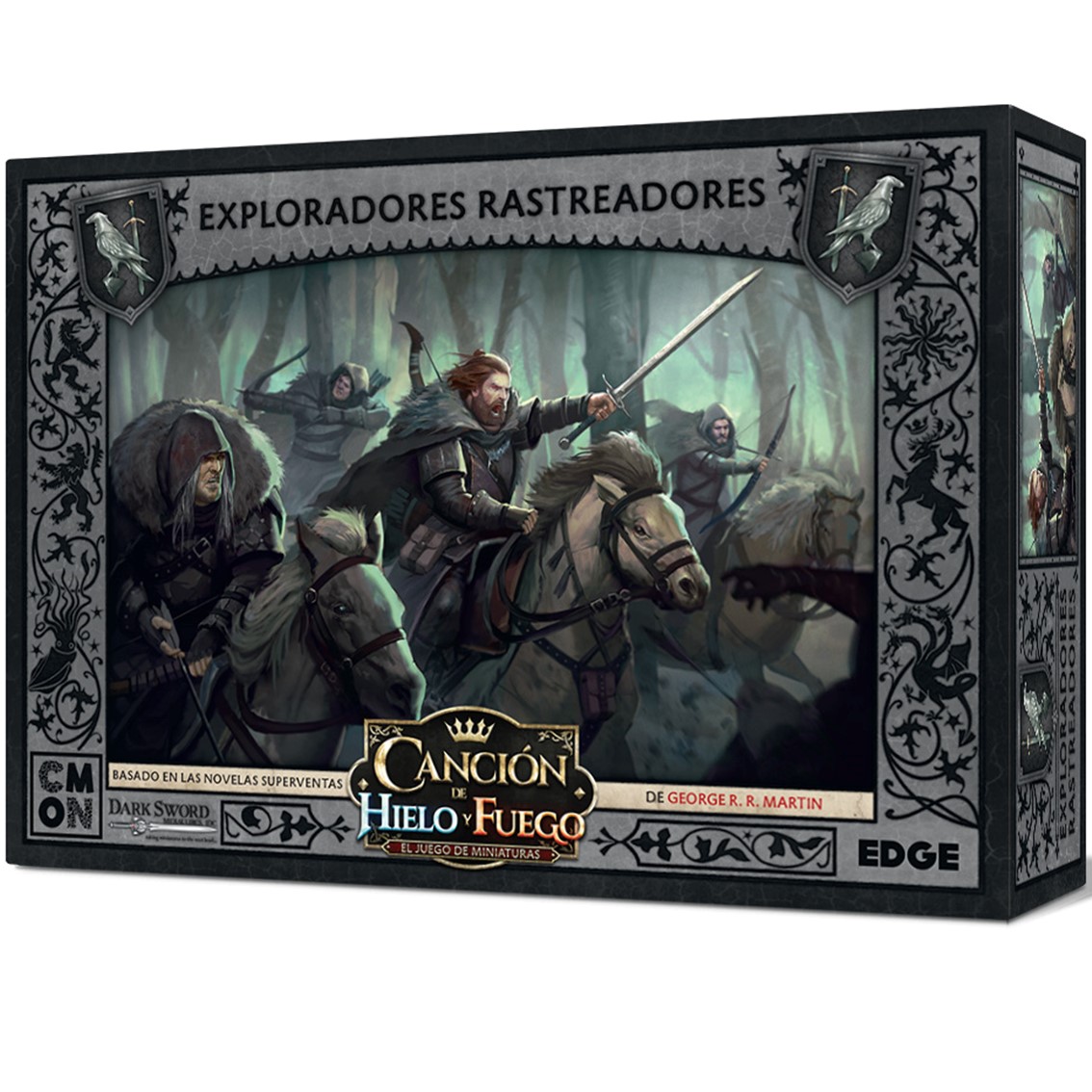 Asmodee Juego de mesa cancion de hielo y fuego: exploradores rastreadores pegi 14