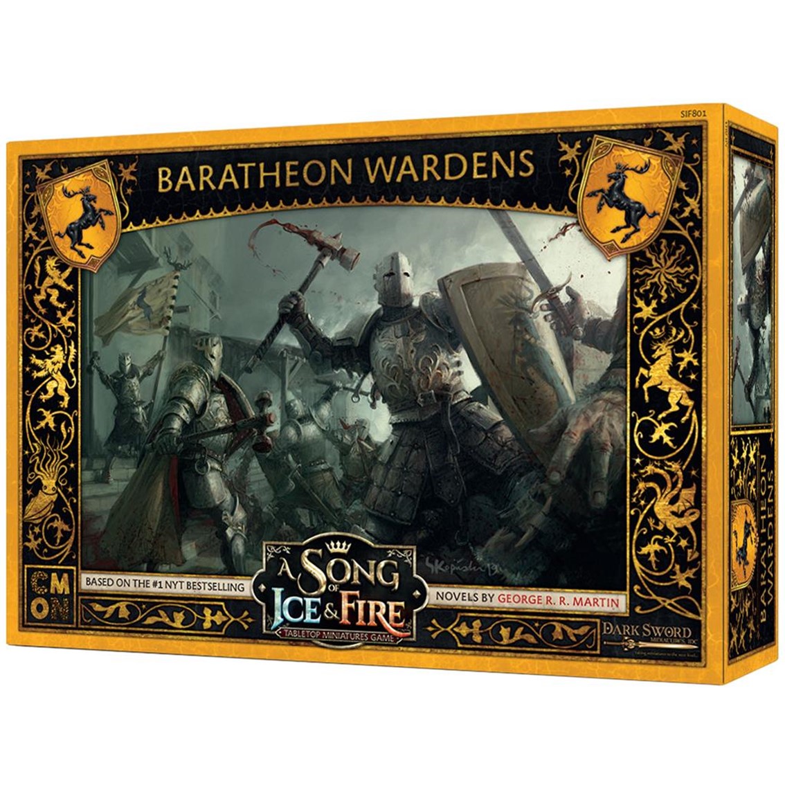 Asmodee Juego de mesa cancion de hielo y fuego: guardianes baratheon pegi 14