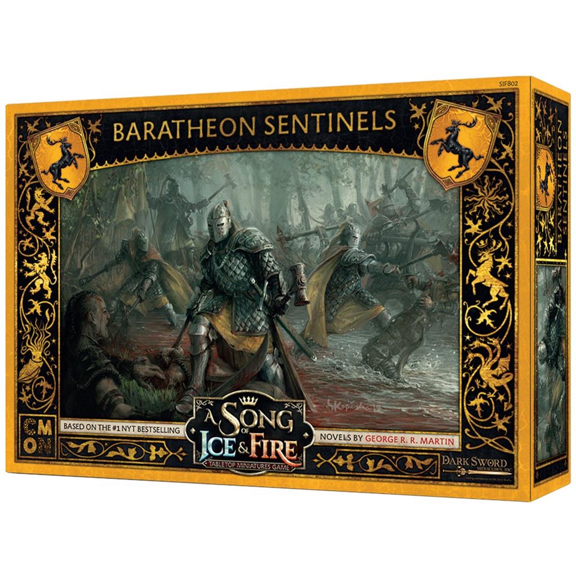Asmodee Juego de mesa cancion de hielo y fuego: centinelas baratheon pegi 14