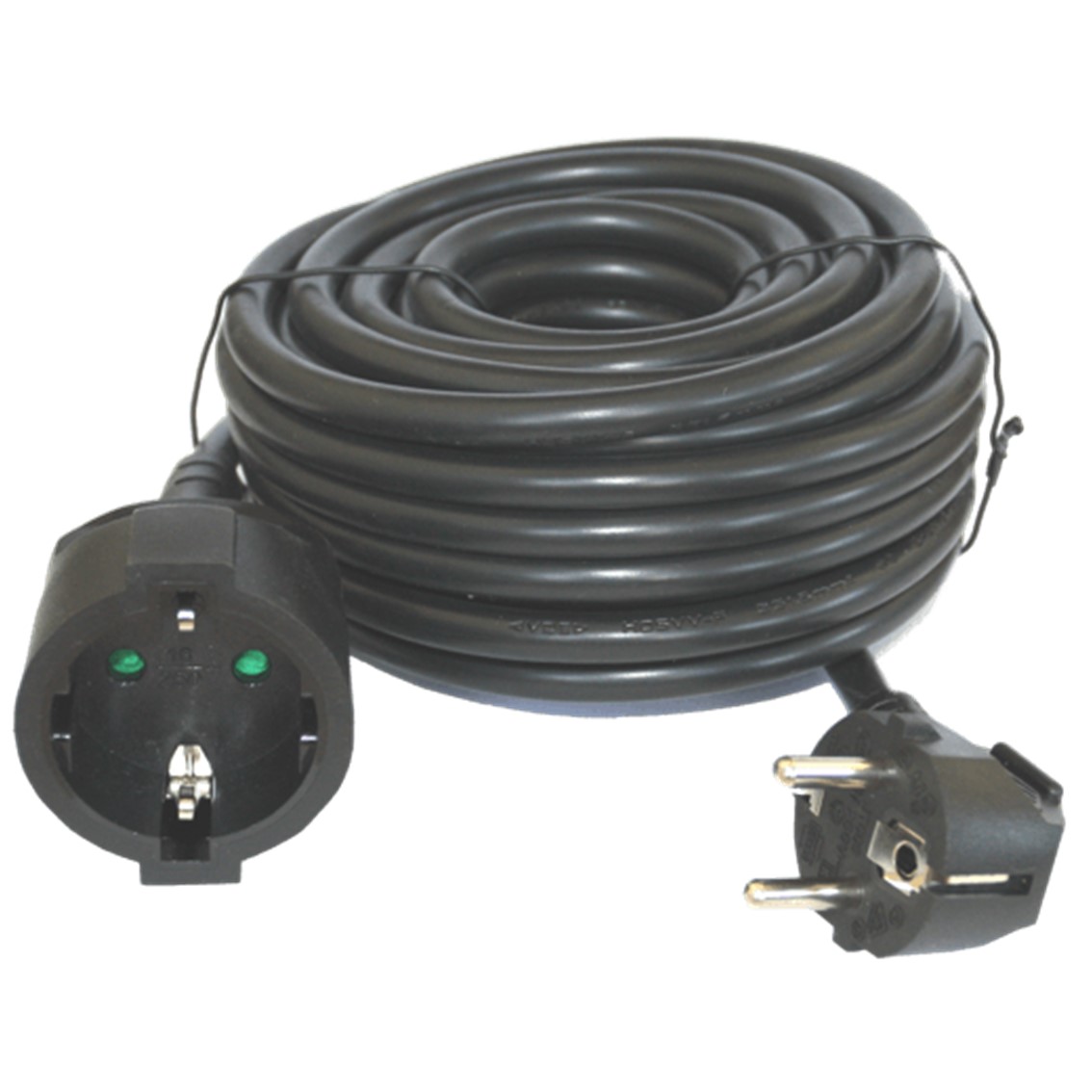Silver Prolongador de corriente electrics m - 3x 1.5mm - 250v - 16a - 3.500w silver / negro