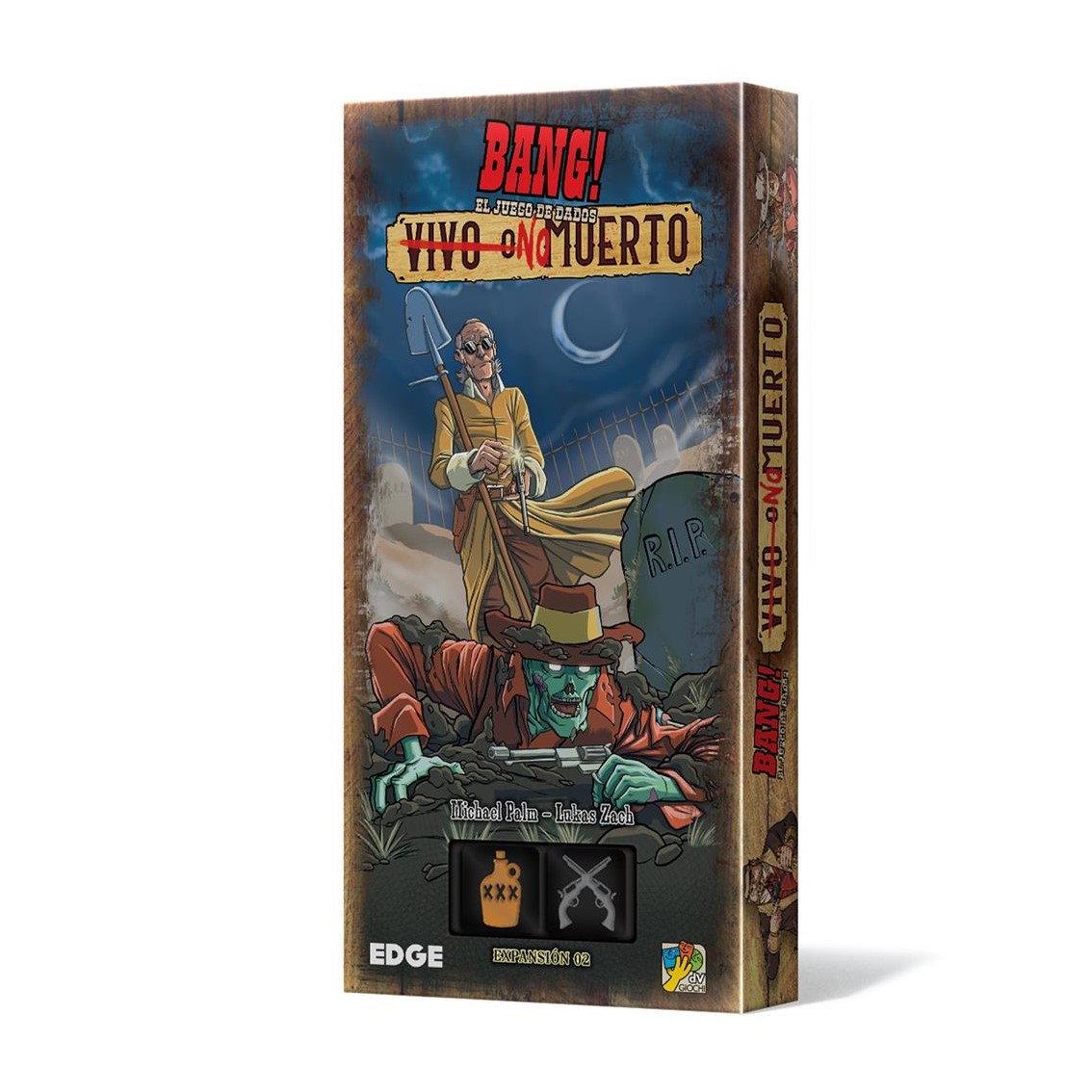 Asmodee Juego de mesa bang el juego de dados vivo o no muerto pegi 8