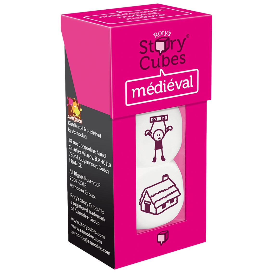 Asmodee Juego de mesa story cubes medieval pegi 8