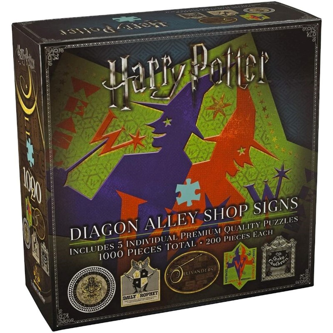 The noble collection Puzzle harry potter callejon diagon simbolos & logos tiendas 1000 piezas
