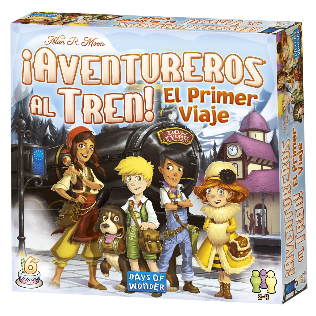 Asmodee Juego de mesa ¡aventureros al tren! el primer viaje pegi 6