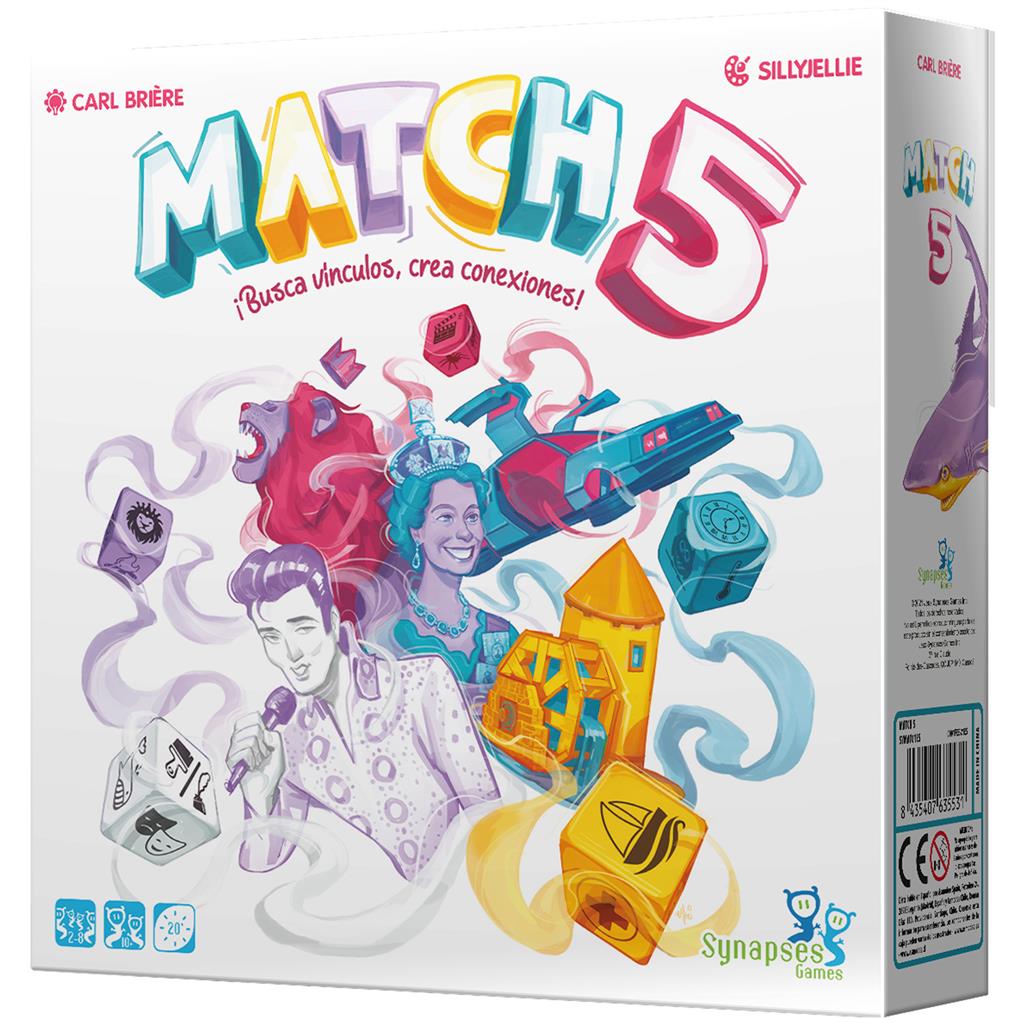 Asmodee Juego de mesa match 5 pegi 10