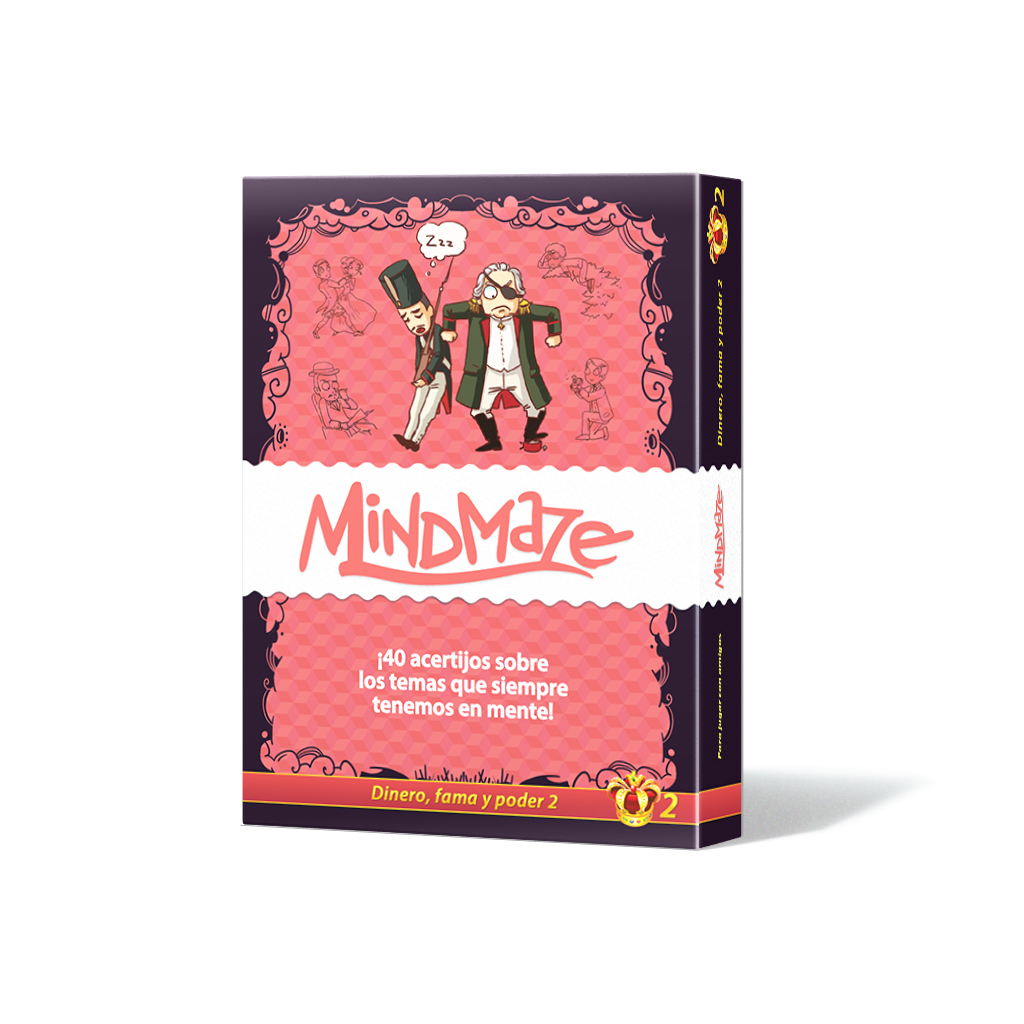 Asmodee Juego de mesa mind maze: dinero fama y poder 2 pegi 14