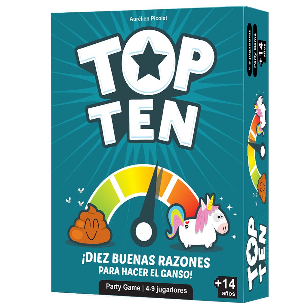 Asmodee Juego de mesa top ten pegi 14