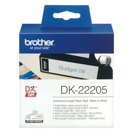 Brother Rollo de Papel Continuo Original DK-22205
