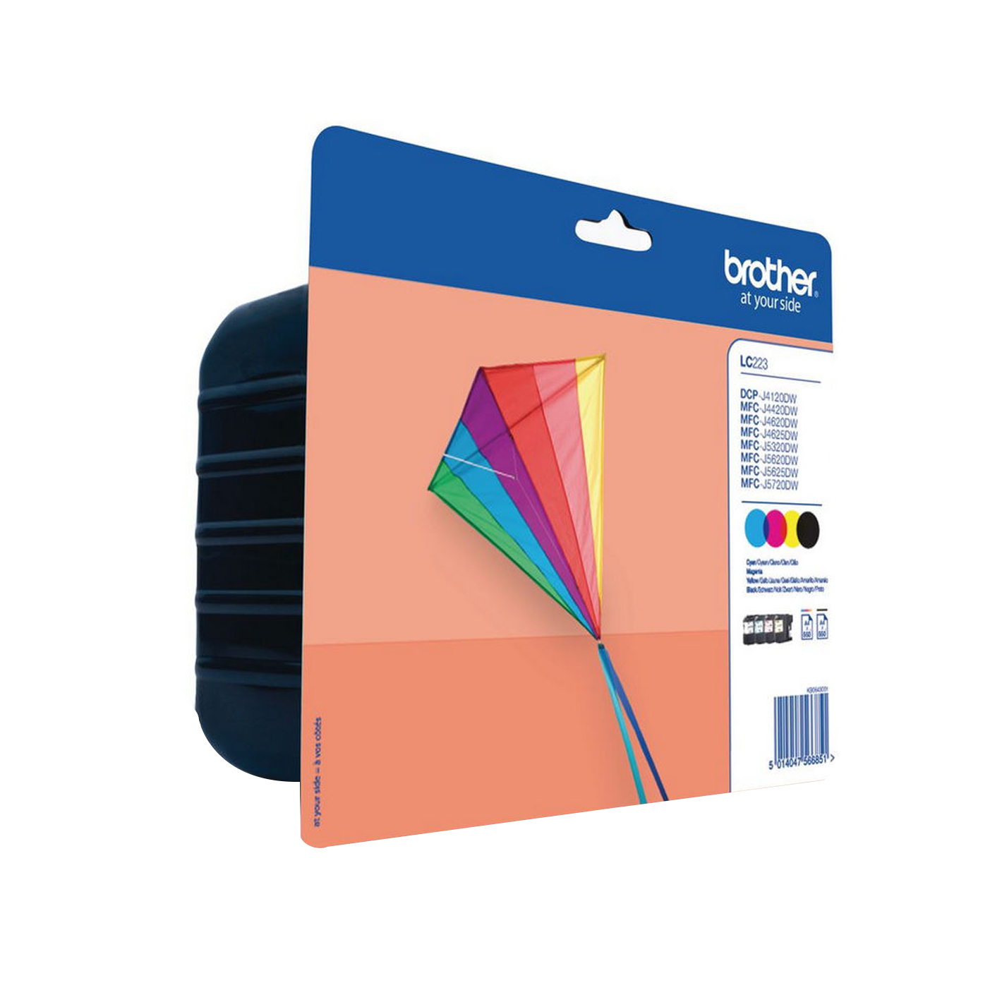 BROTHER Pack cartuchos Negro, Cian, Magenta y Amarillo MFCJ4120D MFCJ4420DW/MFCJ4620DW larga duracio