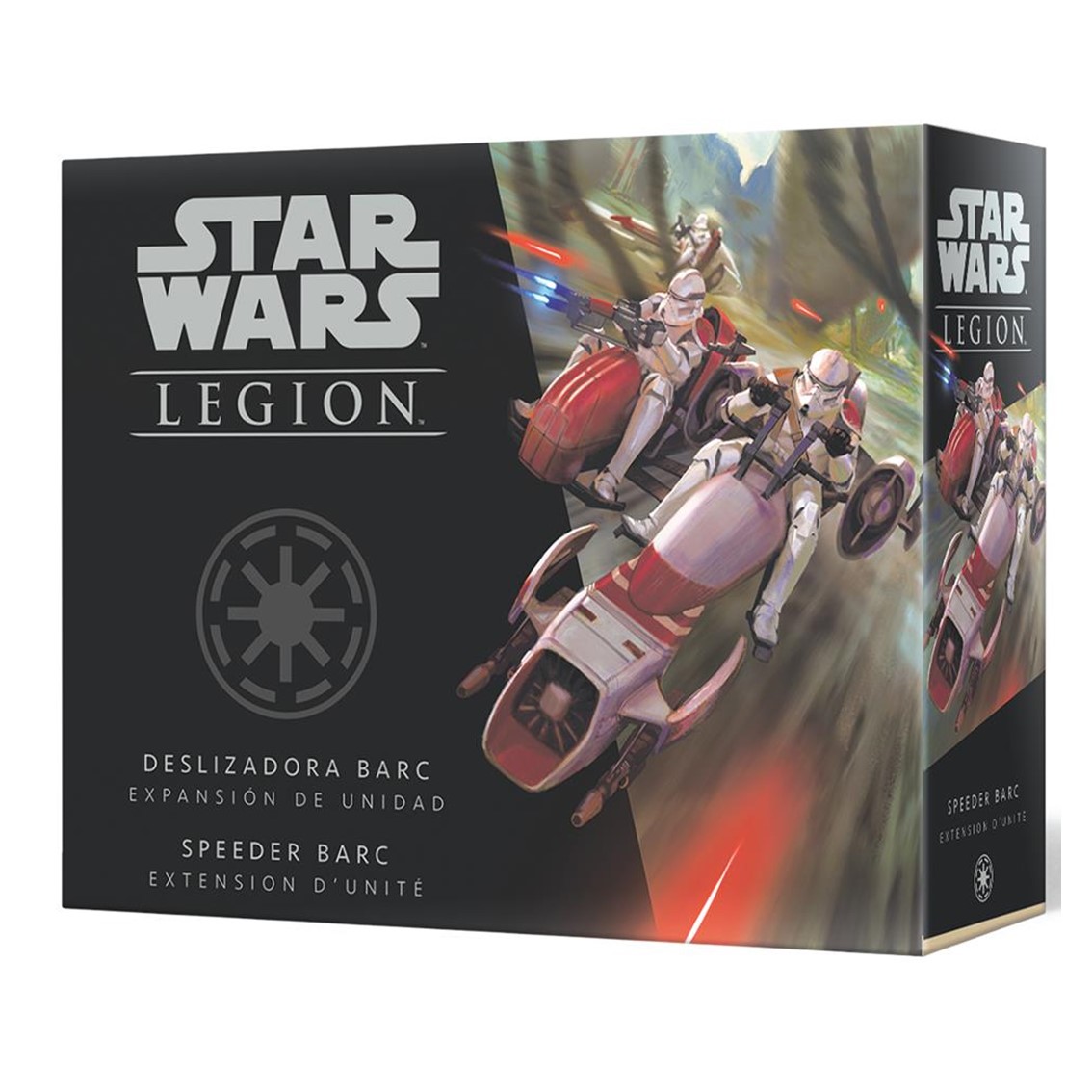 Asmodee Juego de mesa star wars legión: deslizadora barc pegi 14