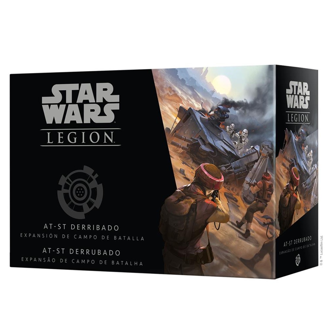 Asmodee Juego de mesa star wars legion: at - st derribado pegi 14
